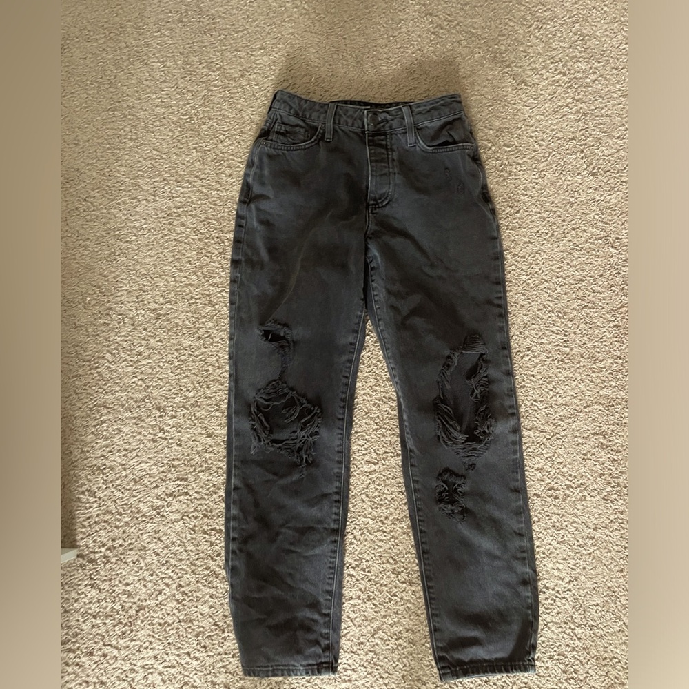 nice ripped black jeans